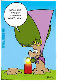 Baum Wahrsagerin Glaskugel Schlimmer Wirds Nicht Zukunft Karten Legen Baumstumpf Gluck Pech Phase Pechstrahne Unfall Ungluck Ruthe Ruthe Cartoon Ruthe Comic