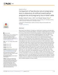 Early Embryonic Mortality In The Cow Its Relationship With