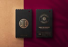 Luxury Logo Mockup On Black Hang Tag In 2020 Logo Mockup Luxury Logo Hang Tags