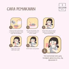 Selanjutnya, cara pakai masker yang tepat adalah memakai masker dengan sisi luar masker berwarna hijau atau biru, sedangkan setelah masker sudah terpasang aman di wajah, cubit atau cocokkan bagian kawatnya untuk mengikuti lekuk hidung anda agar. Masker Gelatin Aconeskin Masker Gelatin Acone Masker Komedo Aconeskin Shopee Indonesia