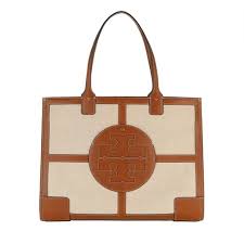 Authentic tory burch ella mini leather tote navy blue nylon shoulder $175 bag. Designer Totes Taschen Versandkostenfrei Fashionette