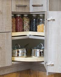 It doesn't fix all of the accessibility issues with a corner cabinet, but it works for some. Super Susan Modern Kitchen Seattle By Bellmont Cabinet Co Houzz