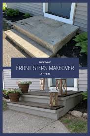 See 6 concrete porch ideas that will make a great first impression. N I C H O L L E S O P H I A Affordable Front Steps Makeover