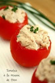 Tomates Grappes Farcies A La Mousse De Thon Mousse De Thon Recette Et Recette Facile