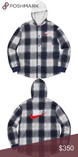 Nike X Supreme Plaid Hoodie Www Farmaciaflora Com Br