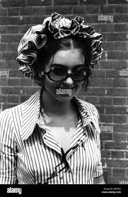 Wearing a bonnet Black and White Stock Photos & Images