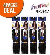 The textures used are more august 4, 2018, update: Freetress Synthetic Hair Crochet Braids Water Wave Bulk 12 4 Pack 2 Buy Online At Best Price In Uae Amazon Ae