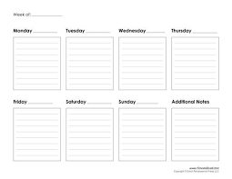 printable weekly calendar template free blank pdf weekly planner template weekly calendar template weekly planner free