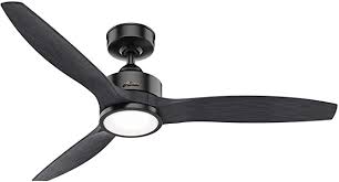 How i fixed my hunter #28096 remote controlled ceiling fan, started not controlling the light, then later the fan quit also. Amazon Com Hunter Park View Indoor Outdoor Ceiling Fan With Led Lights And Remote Control 52 Matte Black Home Improvement