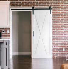 Black And White Barn Door Classic White Barn Door Black Barn Door Hardware Interior Barn Doors Diy Interior Barn Doors Barn Door