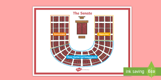 Cursive The Senate Seating Plan Poster