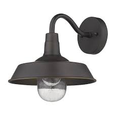 Burry 1 Light Oil Rubbed Bronze Exterior Wall Fixture Brown Outdoor Wall Lighting Bronze Outdoor Lighting Acclaim Lighting