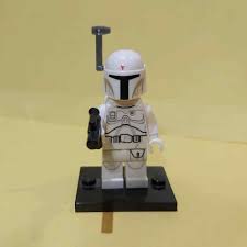Direct from a galaxy far, far away, brick owl has a massive collection of all your favorite star wars minifigures from the epic saga. Rare White Boba Fett Mandalorian Star Wars Lego Minifigure Lego Lego Mandalorian Star Wars Decal Lego Star Wars