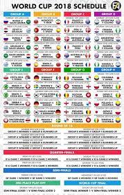 World Cup 2018 Schedule Russia World Cup World Cup 2018 World Cup