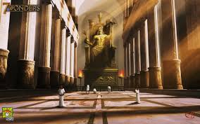 Some coins of the nearby city of elis show a head of zeus which may be copied from phidias' statue; 43 Statue Of Zeus At Olympia Wallpaper On Wallpapersafari
