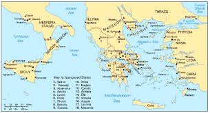 Map Still This Map Shows The Chief Cities And Divisions Of Ancient Greece Which Included Settlements In A Ancient Greece Ancient Greek City Ancient Greece Map
