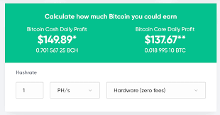George sees that david is selling 1 bitcoin at a good price, and he also accepts bank transfer as a payment option. Bitcoin Cash Is Significantly More Profitable To Mine Currently Btc