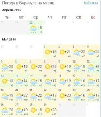 Prognoz Pogody Na Maj 2014 V Barnaule Kakaya Pogoda Budet V Barnaule