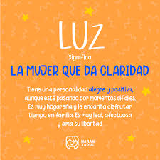 Significado Del Nombre Luz