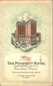 Image result for Poinsett hotel, Greenville S. Carolina photos