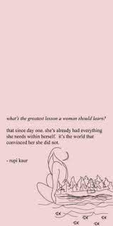 Hi my names paris, and i hope i find you the perfect loockscreen for your phone~. Lock Screen Rupi Kaur And Pink Image 6376307 On Favim Com