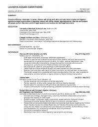 Attorney resume format