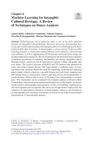 It's low at first but it. Pdf Machine Learning For Intangible Cultural Heritage A Review Of Techniques On Dance Analysis