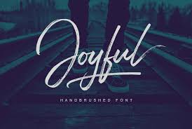 It looks like the typefaces used in the us somewhere in the first half of the 20th century, and comes with over 200 glyphs, in a single style. Joyful Font Free Download