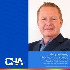 We are pleased to announce Phil Stevens, Ph.D., PE, P.Eng., F.ASCE, as our  Executive Vice President and Infrastructure Sector President! Phil  transitions from his role as our Transportation Business Line Director,  bringing