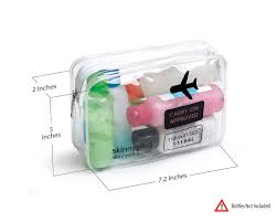 Amazon Com Tsa Approved Clear Travel Toiletry Bag Quart Sized With Zipper Airport Airline C Tsa Approved Toiletries Toiletry Bag Travel Makeup Bags Travel