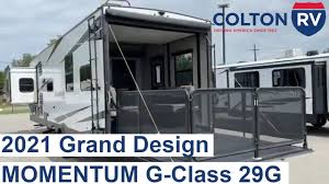 Maybe you would like to learn more about one of these? Quick Look 2021 Grand Design Momentum G Class 29g Travel Trailer Toy Hauler Youtube
