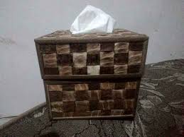 Cara membuat kotak tisu dari kardus sepatu. Peluang Usaha Kerajinan Tempat Tisu Dari Mlandingan Hobby Kece