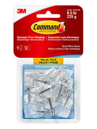Maybe you would like to learn more about one of these? 3m Command Decorate Indoors Toggle Removable Wireplastic Hooks Small 0 5 Lb Clear Pack Of 9 Hooks Office Depot