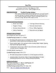 The reason for this is do you need any specialty certifications? Certified Nursing Assistant Resume Examples Samples Free Edit With Word