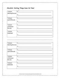 Student Checklist Getting Things Done Getting Things Done Elementary Classroom Student