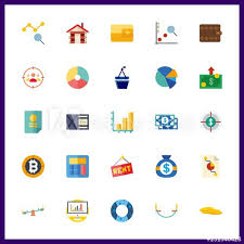 25 Investment Icon Vector Illustration Investment Set