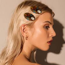 FRDTLUTHW Small Acetate Alligator Hair Clips for Bangs