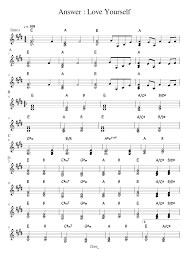 All orders are custom made and most ship worldwide within 24 hours. Answer Love Yourself Bts Piano Chord Sheet Music For Piano Solo Download And Print In Pdf Or Midi Free Sheet Music Musescore Com