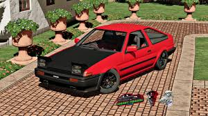 Do napędu używano benzynowych silników r4 o pojemności 1,6 litra. Toyota Ae86 Trueno Fs19 Kingmods