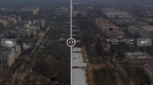 His wife, melania trump, stood at his side. Comparing Donald Trump And Barack Obama S Inaugural Crowd Sizes Cnn Politics