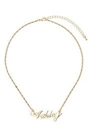 Ashley Name Necklace Necklaces Jewelry Bags Accessories Jewelry Bags Name Necklace Jewelry