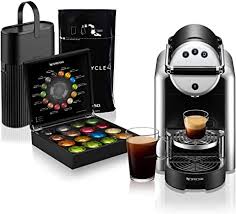 Only just need to wash the coffee cup, simply press the switch button for 5s to run the machine without capsules, it will auto wash, more simple and convenient. Amazon Com Nespresso Professional Coffee Maker Starter Bundle Zenius Professional Coffee Machine Presentation Box For Nespresso Capsules Kitchen Dining