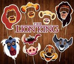 Disney Lion King Photo Booth Props Printable Pdf Lion King Party Supplies Lion King Bir Lion King Party Lion King Birthday Lion King Birthday Party Ideas