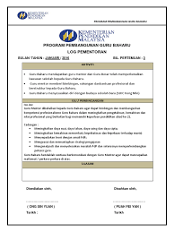 .dengan melengkapkan pelbagai program yang menjurus kepada penghargaan kepada guru. 8 5 Log Pementoran