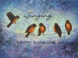 Birds On A Wire Painting Birds On A Wire Singing Original Oil Painting 18x24 Bird Etsy Original Oil Painting Original Oil Birds Painting