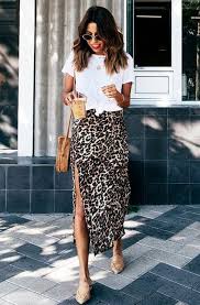 Black And White Cheetah Print Skirt The Leopard Staple You Must Have Fashion Animal Print Skirt Street Style