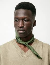 Margaret Howell Paisley Print Scarf in Linen Voile