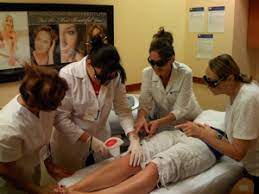 I don't know about your mom, but i've found making conversations with my technician and having her talk me through the process lessens the blow. Laser Hair Removal Education In 2 Weeks National Laser Institute