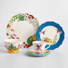 Fiji Dinnerware Collection World Market Dinnerware Tea Cups Plates