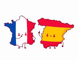 La couleur en chaîne est différente de celle en trame : France Carte Vectorielle Vecteur Premium